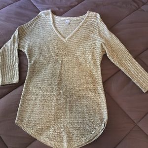 New York & Company Olive Green Sweater